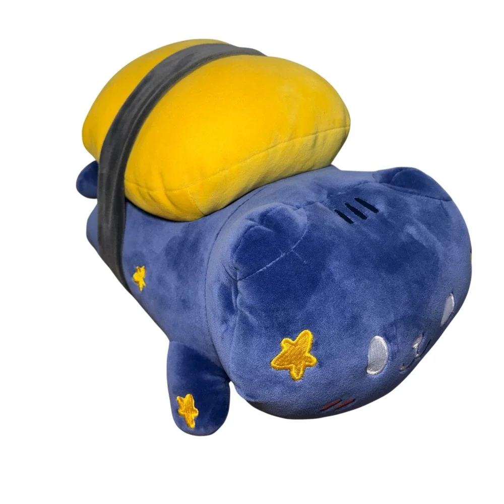 Kenji Yabu Sushi Night Cat Plush 14in Cute Kawaii‎ Soft Toy Cushion Embroidered